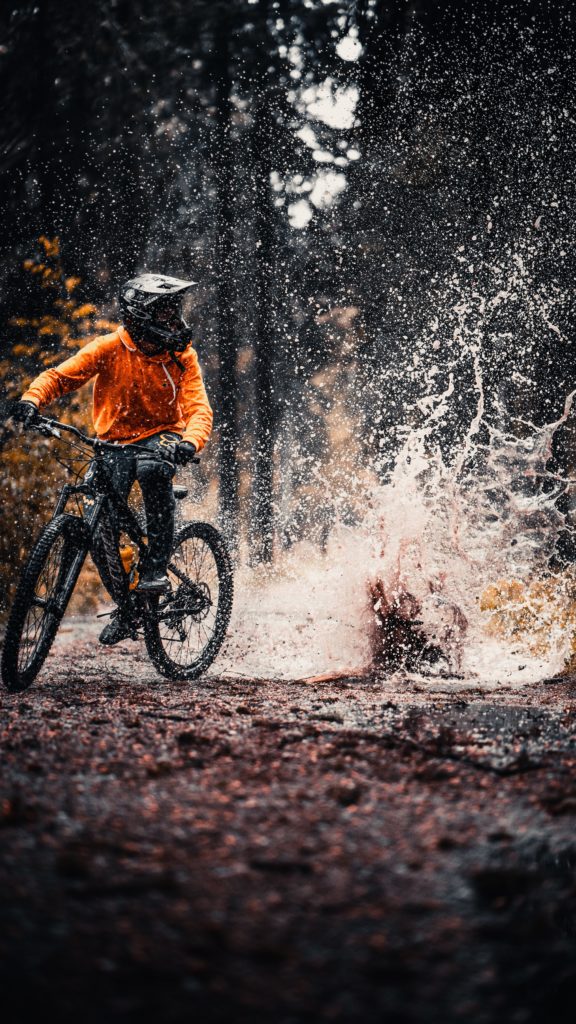 Mountain bike dirt protection